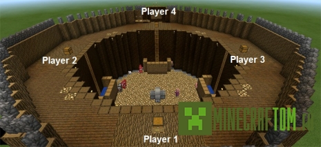 Карта Mob Fishing (Рыбачим на мобов) для Майнкрафт ПЕ