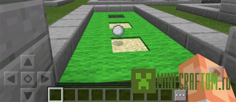 Карта MineGolf (Мини гольф) для MCPE Карта MineGolf (Мини гольф) для MCPE