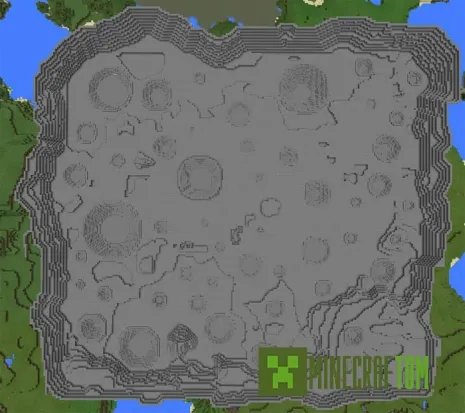 Карта Moonscape (Лунный ландшафт) Майнкрафт PE Карта Moonscape (Лунный ландшафт) Майнкрафт PE
