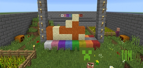 Карта Connect Four (Подключить четырех) для игры Майнкрафт ПЕ