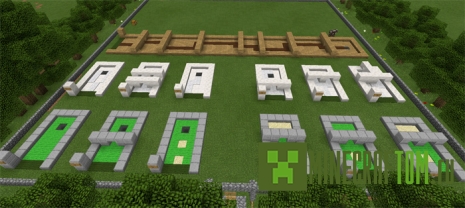 Карта MineGolf 2 (Мини гольф 2) игры Майнкрафт ПЕ Карта MineGolf 2 (Мини гольф 2) игры Майнкрафт ПЕ