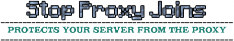 Плагин Stop proxy joins (Остановка присоединения по прокси) Плагин Stop proxy joins (Остановка присоединения по прокси)