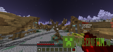 Плагин Vampirez (Вампиры) версии 1.6.4 игры Майнкрафт Плагин Vampirez (Вампиры) версии 1.6.4 игры Майнкрафт