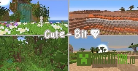 Текстуры Cute – Bit (Привлекательный - кусочек) 1.7.10 Текстуры Cute – Bit (Привлекательный - кусочек) 1.7.10