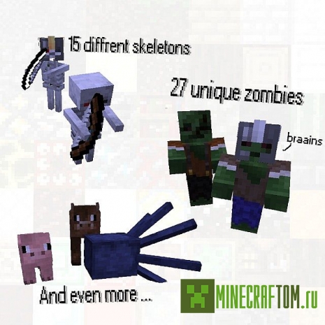 Текстуры MyTex версии 1.6.4 игры Майнкрафт Текстуры MyTex версии 1.6.4 игры Майнкрафт