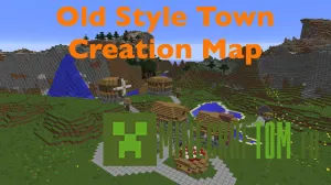 Карта Old Style Town (Город старинного стиля) игры Minecraft Карта Old Style Town (Город старинного стиля) игры Minecraft