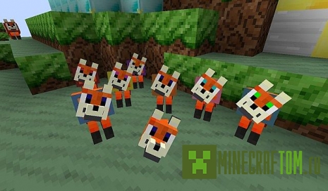 Текстуры FoxCraft (Лисица) версии 1.7.2 игры Майнкрафт Текстуры FoxCraft (Лисица) версии 1.7.2 игры Майнкрафт