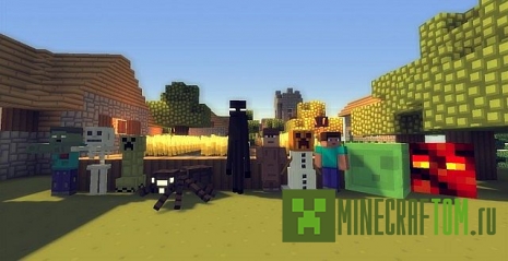 Текстуры Simplistic Paradise (Простой рай) 1.7.2 Майнкрафт