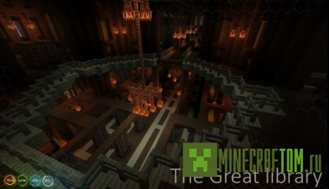 Карта The Old Library (Старая библиотека) игры Майнкрафт