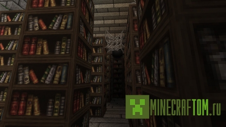 Карта The Old Library (Старая библиотека) игры Майнкрафт