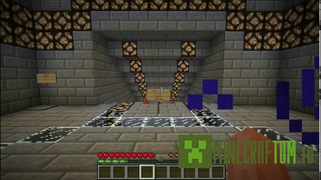 Карта The Metro Dungeon (Подземное метро) игры Майнкрафт