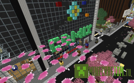 Карта The City of Love (Город Любви) игры Майнкрафт