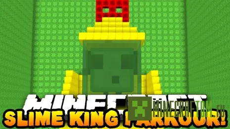 Карта The Slime King (Король слизней) игры Майнкрафт Карта The Slime King (Король слизней) игры Майнкрафт