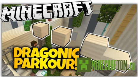 Карта Dragonic Parkour Challenge (Суровый паркур) игры Майнкрафт Карта Dragonic Parkour Challenge (Суровый паркур) игры Майнкрафт