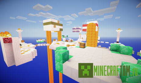 Карта Lava Pit Arena Sky (Небесная лава арена) игры Майнкрафт Карта Lava Pit Arena Sky (Небесная лава арена) игры Майнкрафт