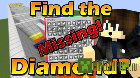 Карта Find The Diamond (Паркур найди алмаз) игры Майнкрафт