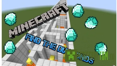 Карта Find The Diamond (Паркур найди алмаз) игры Майнкрафт Карта Find The Diamond (Паркур найди алмаз) игры Майнкрафт