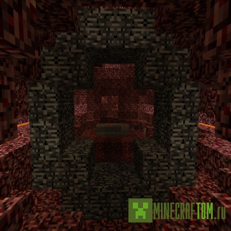 Карта Red Skull (Красный череп) игры Майнкрафт