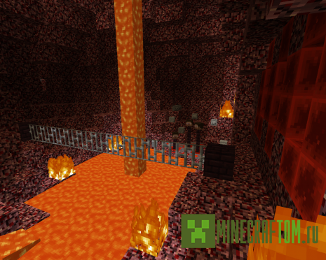 Карта Red Skull (Красный череп) игры Майнкрафт