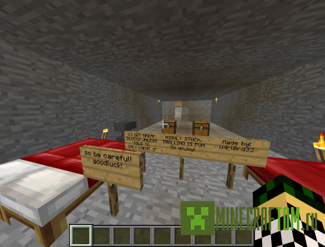 Карта Traps (Ловушки) игры Minecraft