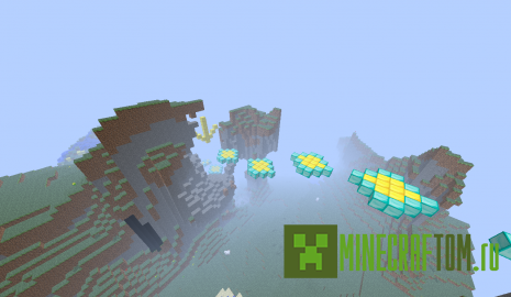 Карта Mountain Sprint (Бег в горах) игры Minecraft Карта Mountain Sprint (Бег в горах) игры Minecraft