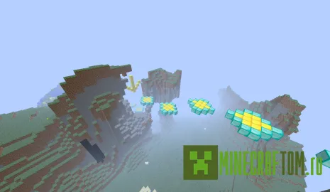 Карта Mountain Sprint (Бег в горах) игры Minecraft Карта Mountain Sprint (Бег в горах) игры Minecraft