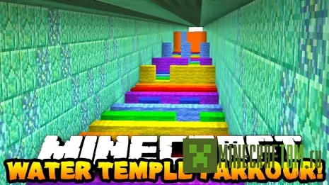 Карта Water Temple (Храм воды) игры Minecraft