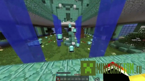 Карта Water Temple (Храм воды) игры Minecraft