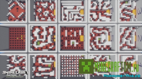 Карта 45 Seconds Maze (45 секунд в лабиринте) игры Minecraft