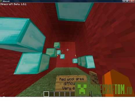 Карта Parkour Trials (Испытание паркуром) игры Minecraft