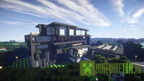 Карта Contemporary Mansion (Соверменный особняк) игры Minecraft Карта Contemporary Mansion (Соверменный особняк) игры Minecraft