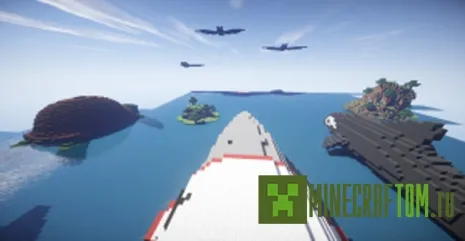 Карта Fantasy War (Выдуманная война) для игры Minecraft