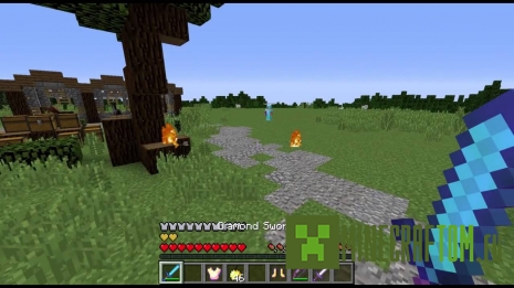 Карта Modern Split Home (Современный дом) игры Майнкрафт