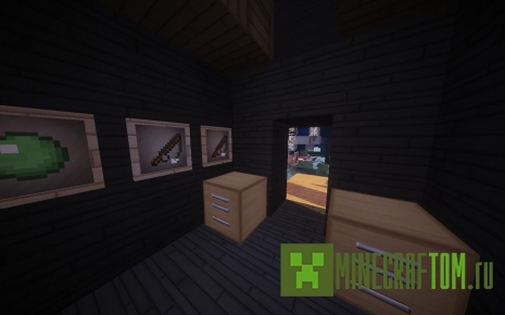 Карта Modern Waterfront Home (Современный береговой дом) Minecraft