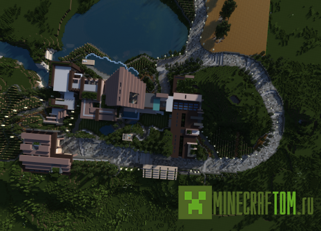 Карта Lakeshore (Берег озера) для игры Minecraft Карта Lakeshore (Берег озера) для игры Minecraft