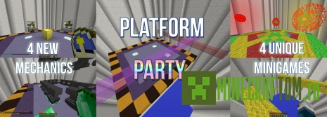 Карта Platform Party (Платформа для вечеринки) Minecraft