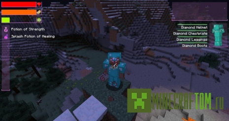 Мод What's In My Pocket (Что в моем кармане) версии 1.8 Майнкрафт