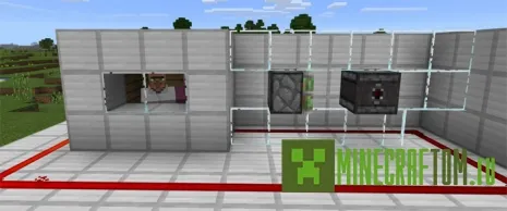 Текстуры Clean Glass Redstone (Чистое стекло) версии 0.15.4 MCPE