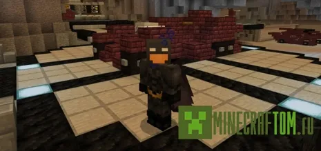 Карта Batman: Arkham Knight Batcave для Minecraft PE Карта Batman: Arkham Knight Batcave для Minecraft PE