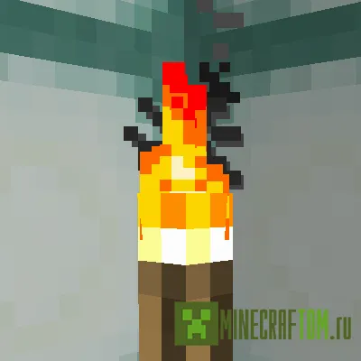 Мод Torch Dropper (Дроп факела) для версии 1.8 Майнкрафт Мод Torch Dropper (Дроп факела) для версии 1.8 Майнкрафт