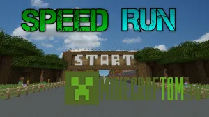 Карта SpeedRun (Скоростной бег) для Майнкрафт