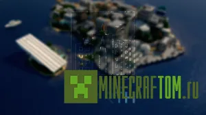 Карта St.Azura Island (Остров Святой Азура) игры Minecraft