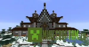 Карта Mountain monastery (Горный монастырь) для Майнкрафт Карта Mountain monastery (Горный монастырь) для Майнкрафт