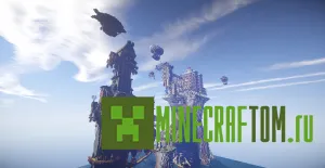 Карта Steampunk port (Порт Стимпанк) для игры Minecraft