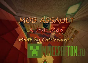 Карта Mob Assault (Нападение мобов) игры Майнкрафт