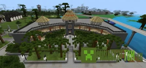 Карта Jurassic Craft World (Мир юрского периода) для MCPE Карта Jurassic Craft World (Мир юрского периода) для MCPE