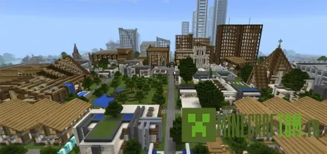 Карта Epican Republic (Эпическая республика) MCPE Карта Epican Republic (Эпическая республика) MCPE