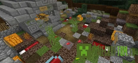 Карта Infected village (Зараженное село) портативной версии Майнкрафт Карта Infected village (Зараженное село) портативной версии Майнкрафт