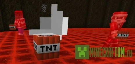 Карта BombWars (Минные войны) для портативной версии Майнкрафт