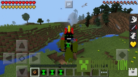 Мод Ben 10 для версии 0.14.0 игры Майнкрафт ПЕ